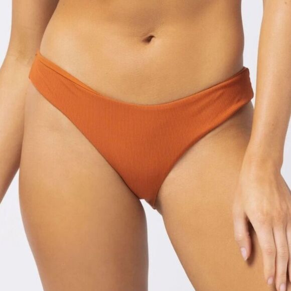 NWT L*Space Sandy Classic Coverage Bikini Bottom in Sienna Size Large - Picture 1 of 4